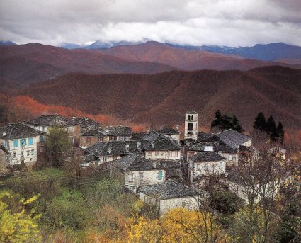 Dilofo, a typical Zagori village